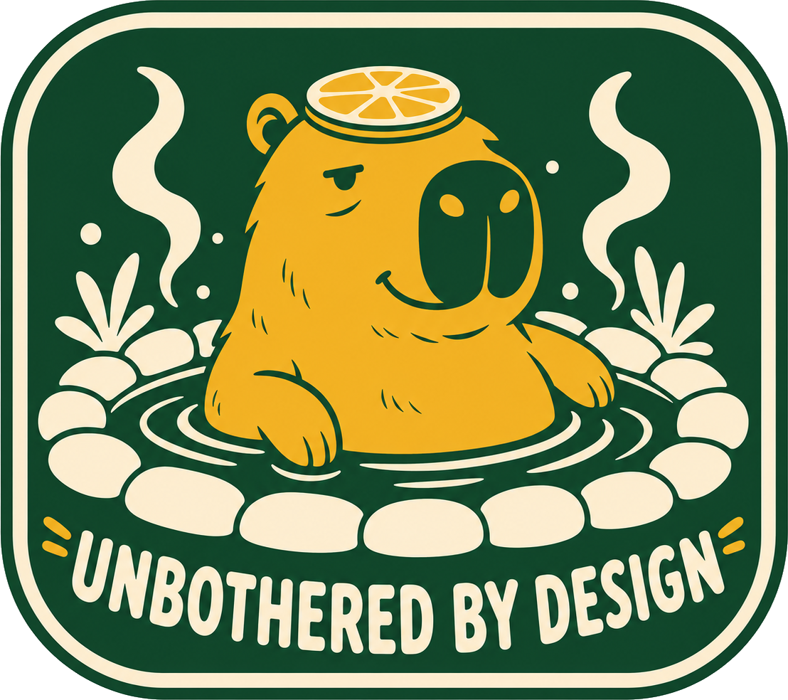 Capybara: UNBOTHERED BY DESIGN